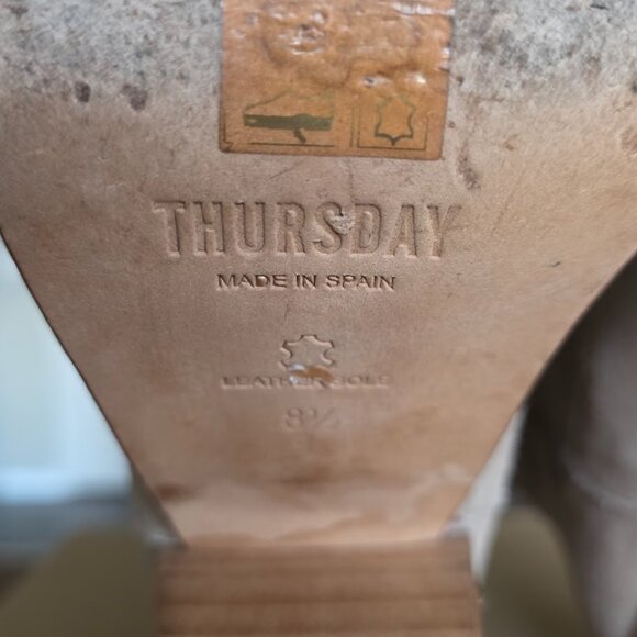 Suede Thursday Boots - Soho, Color - Sand (8.5) - Picture 7 of 7